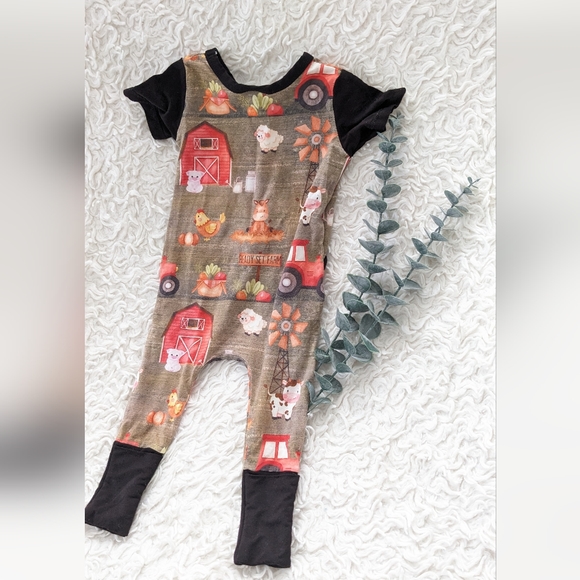 Cute Farm Animal Ready Set Romper 0-6 months RSR - Picture 7 of 7